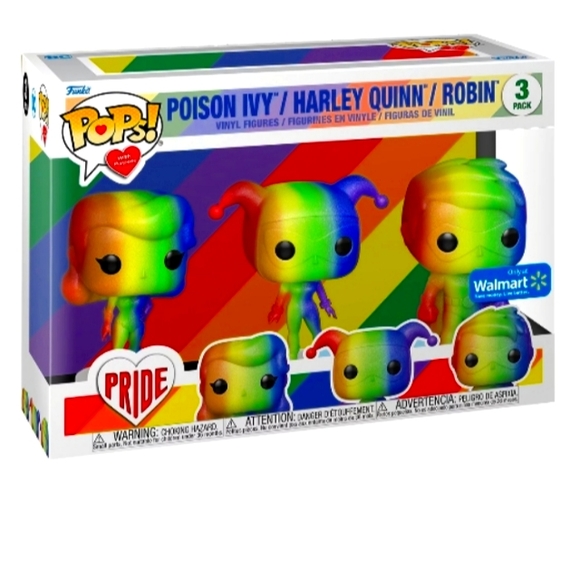 Funko Pop! Heroes: DC Pride - Pride 3 Pack Vinyl Figure - Picture 1 of 1